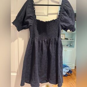 Hill House Navy Smocked Dress